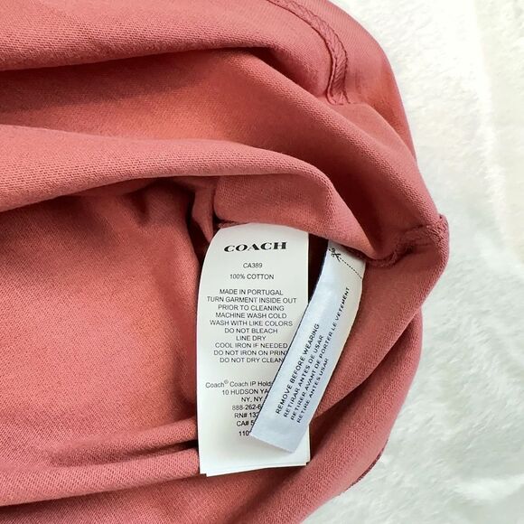 NWT Coach Strawberry Skater T Shirt In Organic Cotton size XL - Picture 10 of 11